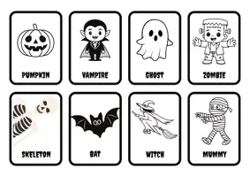 anteprima - Flashcard - Flashcards Halloween - CLIL - Pagina 3