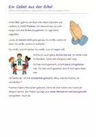 Vorschau - Arbeitsblätter - Ich bin wunderbar gemacht – Psalm 139 Religion Klasse 1/2 mit Arbeitsblättern, Fingerabdruck-Aktion und Test - Seite 3