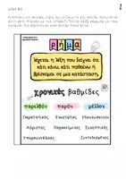 Προεπισκόπηση - Υποστηρικτικό υλικό / Ειδική αγωγή - ΧΡΟΝΟΙ ΤΩΝ ΡΗΜΑΤΩΝ BOOKLET - Σελίδα 2