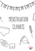 Vorschau - selbst erstellte Cliparts/Grafiken - Menstruation / Periode - Cliparts - Deckblatt
