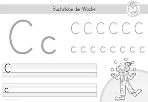 Vorschau - Stationenlernen - Buchstabeneinführung - Schreibvorlagen für die digitale Tafel am Buchstabentag - Seite 3