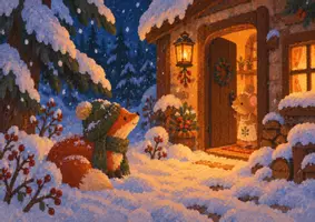 Vorschau - Bildkarten - Kamishibai Wintergeschichte Waldtiere Kita und Vorschule - Seite 3