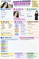 anteprima - Materiale di supporto/inclusione - Descrivere un personaggio - Pagina di copertina