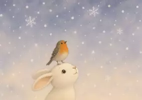 Vorschau - Bildkarten - Kamishibai Geschichte Lumi und der erste Schnee - Seite 3