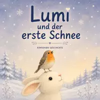 Vorschau - Bildkarten - Kamishibai Geschichte Lumi und der erste Schnee - Deckblatt