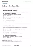 Vista previa - Unidades / Secuencias / Situaciones de Aprendizaje - ENTRE LÍNEAS: Lectura, escritura y estrategias de estudio para adolescentes. - página 2
