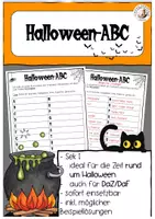 Vorschau - Arbeitsblätter - XL-Materialpaket Halloween Grundschule Sek I Deutsch - Seite 1