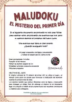 Vista previa - Hojas de trabajo - El Misterio del primer día - Retos - página 1
