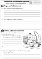 Vorschau - Arbeitsblätter - Gefahr erkannt! – Gefahrstoffe & Gefahrenpiktogramme sicher verstehen Chemie Klasse 7 | GHS-Symbole · Chemikalienetiketten · H- & P-Sätze · Sicherheit - Seite 2