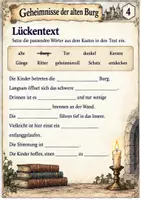 Vorschau - Stundenentwürfe - LRS Übungsmappe Stationenlernen Geheimnisse der alten Burg - Seite 3