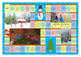Vorschau - Spiele - Board Game / Christmas Edition: Brettspiel für die 6. / 7. Klasse - Mit Anleitung und Lösungen als PDF - Seite 1