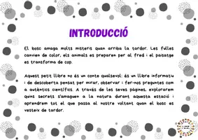 Vista previa - Fichas informativas / Documentos de lectura - llibre secrets de tardor - página 1