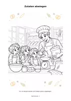 Vorschau - Mal- und Bastelvorlagen - Malbuch - Bäckerei Berufe kennenlernen - Seite 2