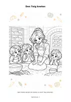 Vorschau - Mal- und Bastelvorlagen - Malbuch - Bäckerei Berufe kennenlernen - Seite 3