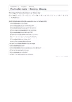 Vorschau - Arbeitsblätter - Much oder many – Domino Englisch - Seite 3