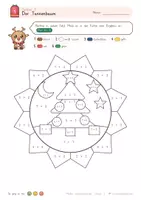 Vorschau - Arbeitsblätter - Mathe-Adventskalender Klasse 1 – Zahlenraum 10 - Seite 3