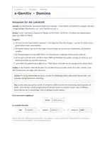 Vorschau - Arbeitsblätter - s-Genitiv – Grammatik-Domino Englisch - Seite 1