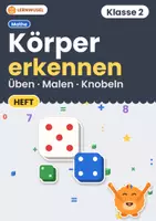 Vorschau - Arbeitsblätter - Körper und Flächen Klasse 2 | Geometrie Übungsheft | 3 Niveaus mit Lösungen - Deckblatt