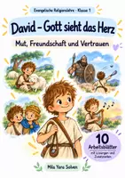 Vorschau - Arbeitsblätter - Mut und Vertrauen im Alten Testament Klasse 1 | Materialpaket | 20 PDFs mit 200 Arbeitsblättern - Seite 1