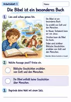 Vorschau - Arbeitsblätter - Jesus erzählt – Gleichnisse, Beten und Miteinander Klasse 2 | Materialpaket | 20 PDFs mit 200 Arbeitsblättern - Seite 2