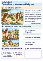 Vorschau - Arbeitsblätter - Mut und Vertrauen im Alten Testament Klasse 2 | Materialpaket | 20 PDFs mit 200 Arbeitsblättern - Seite 2