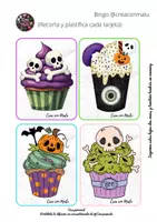 Vista previa - Juegos / Gamificación - Halloween: Bingo y juego de memoria imprimibles - página 1