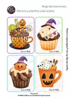 Vista previa - Juegos / Gamificación - Halloween: Bingo y juego de memoria imprimibles - página 2