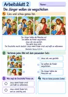 Vorschau - Arbeitsblätter - Jesus und die Kinder | Religion Klasse 2 Arbeitsblätter | Evangelische Religionslehre | 10 Arbeitsblätter als PDF - Seite 2