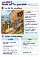 Vorschau - Arbeitsblätter - Noah und Gottes Versprechen | Religion Klasse 3 Arbeitsblätter | Evangelische Religionslehre | 10 Arbeitsblätter als PDF - Seite 3