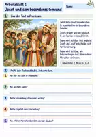 Vorschau - Arbeitsblätter - Josef – Gott führt zum Guten | Religion Klasse 3 Arbeitsblätter | Evangelische Religionslehre | 10 Arbeitsblätter als PDF - Seite 1