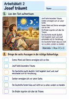 Vorschau - Arbeitsblätter - Josef – Gott führt zum Guten | Religion Klasse 3 Arbeitsblätter | Evangelische Religionslehre | 10 Arbeitsblätter als PDF - Seite 2