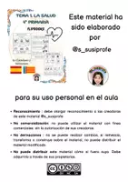 Vista previa - Unidades / Secuencias / Situaciones de Aprendizaje - 4º PRI. Flipbooks Tema 1. La salud - página 1