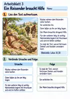 Vorschau - Arbeitsblätter - Der barmherzige Samariter | Religion Klasse 3 Arbeitsblätter | Evangelische Religionslehre | 10 Arbeitsblätter als PDF - Seite 3