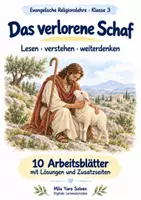 Vorschau - Arbeitsblätter - Das verlorene Schaf | Religion Klasse 3 Arbeitsblätter | Evangelische Religionslehre | 10 Arbeitsblätter als PDF - Deckblatt