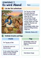 Vorschau - Arbeitsblätter - Jesus teilt Brot | Religion Klasse 3 Arbeitsblätter | Evangelische Religionslehre | 10 Arbeitsblätter als PDF - Seite 3