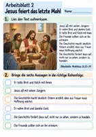 Vorschau - Arbeitsblätter - Jesus lebt – Ostern | Religion Klasse 3 Arbeitsblätter | Evangelische Religionslehre | 10 Arbeitsblätter als PDF - Seite 2
