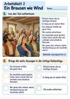 Vorschau - Arbeitsblätter - Pfingsten und die erste Gemeinde | Religion Klasse 3 Arbeitsblätter | Evangelische Religionslehre | 10 Arbeitsblätter als PDF - Seite 2