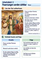 Vorschau - Arbeitsblätter - Pfingsten und die erste Gemeinde | Religion Klasse 3 Arbeitsblätter | Evangelische Religionslehre | 10 Arbeitsblätter als PDF - Seite 3