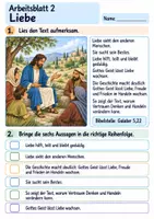 Vorschau - Arbeitsblätter - Die Frucht des Geistes | Religion Klasse 3 Arbeitsblätter | Evangelische Religionslehre | 10 Arbeitsblätter als PDF - Seite 2