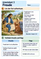 Vorschau - Arbeitsblätter - Die Frucht des Geistes | Religion Klasse 3 Arbeitsblätter | Evangelische Religionslehre | 10 Arbeitsblätter als PDF - Seite 3