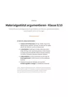 Vorschau - Unterrichtsreihen - Materialgestütztes Schreiben Klasse 9/10 – informieren, argumentieren: Paket - Seite 1