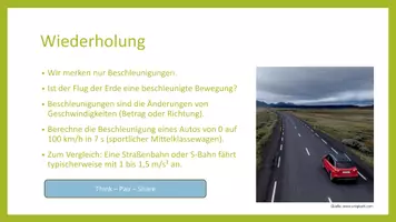 Vorschau - Stundenentwürfe - Die Zentripetalbeschleunigung (Unterrichtsstunde) - Seite 3