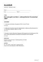 Vorschau - Klassenarbeiten - Klausur Bismarcks Entlassung 1890 – Der Lotse geht von Bord | Oberstufe + EWH (Word) - Seite 1