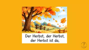 Vorschau - Arbeitsblätter - Der Herbst ist da - Einführung des Liedes und AB - Seite 1