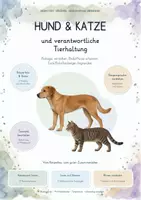 Vorschau - Unterrichtsreihen - Hund & Katze – verantwortliche Tierhaltung | Biologie, Körpersprache, Verhalten, Bedürfnisse & Tierwohl - Deckblatt