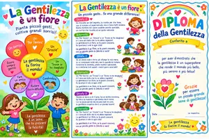 anteprima - Audio - LA GENTILEZZA È UN FIORE - 3 schede didattiche - Pagina 1