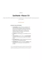 Vorschau - Unterrichtsreihen - Sachtexte Klasse 7/8 – Unterrichtsreihe, Klassenarbeiten, Lösungen - Deckblatt
