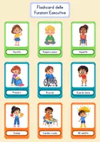 anteprima - Flashcard - Flashcard delle Funzioni Esecutive. 9 carte illustrate e 5 attività su attenzione, memoria e autocontrollo, per BES, DSA e autismo - Pagina di copertina