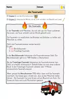 Vorschau - Stundenentwürfe - Feuer - Aufgaben der Feuerwehr (7. Stunde) - Seite 3