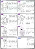 Vorschau - Arbeitsblätter - Englisch - Read and Colour "Monsters" (Lesefähigkeit fördern) - Seite 2